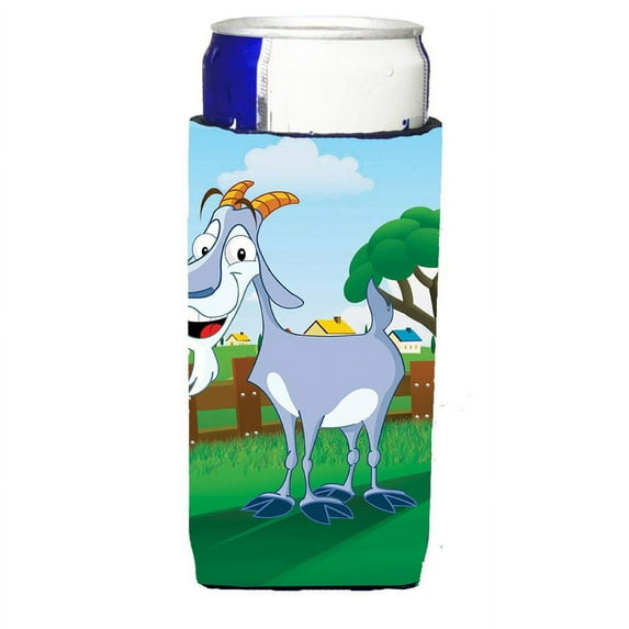 Carolines Treasures APH7634MUK Billy the Goat Michelob Ultra beverage Insulator for slim cans Slim Can multicolor