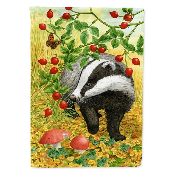Carolines Treasures ASA2135CHF Badger Flag Canvas House Size  Large multicolor