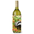 thumbnail image 1 of Carolines Treasures ASA2135LITERK Badger Wine Bottle Beverage Insulator Hugger  Wine Bottle multicolor, 1 of 1