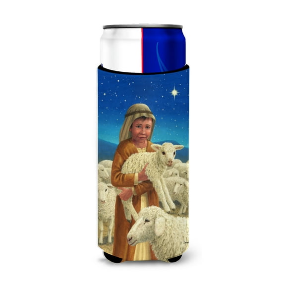 Carolines Treasures ASA2141MUK Shepherd and his sheep Ultra Beverage Insulators for slim cans Slim Can multicolor