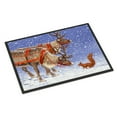 thumbnail image 1 of Carolines Treasures ASA2173JMAT Reindeer and Squirrel Door Mat Indoor Rug or Outdoor Welcome Mat 24x36 Doormat  36"L x, 1 of 4