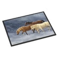 thumbnail image 1 of Carolines Treasures ASA2197JMAT Seeking Shelter Horses Door Mat Indoor Rug or Outdoor Welcome Mat 24x36 Doormat  36"L x, 1 of 4