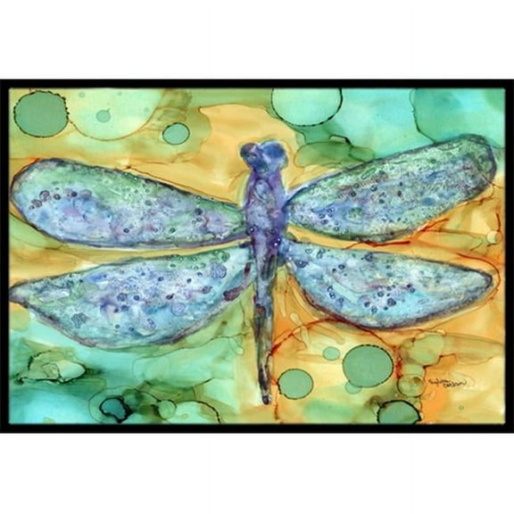 Carolines Treasures  Abstract Dragonfly Indoor or Outdoor Mat, 18 x 27 in.