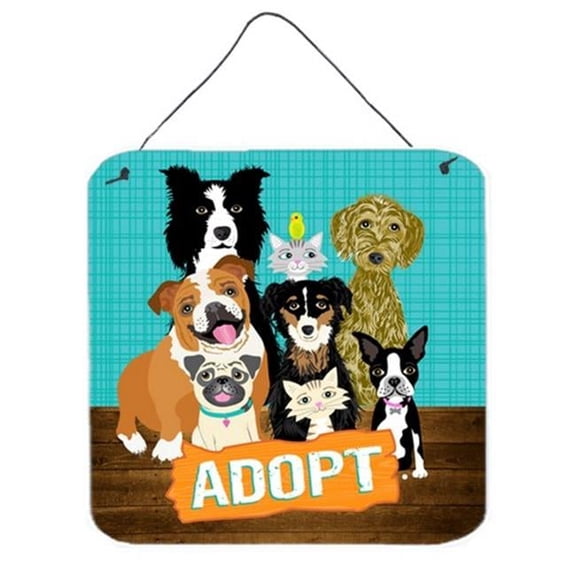 Carolines Treasures Adopt Pets Adoption Wall or Door Hanging Prints