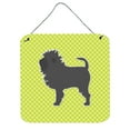 thumbnail image 1 of Carolines Treasures BB3848DS66 Affenpinscher Checkerboard Green Wall or Door Hanging Prints, 1 of 1
