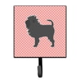 thumbnail image 1 of Caroline's Treasures BB3648SH4 Affenpinscher Checkerboard Pink Leash or Key Holder, 7Hx4.25W, multicolor, 1 of 1