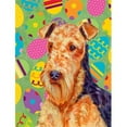 thumbnail image 1 of Carolines Treasures  Airedale Easter Eggtravaganza Garden Size Flag, 1 of 1