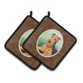 thumbnail image 1 of Carolines Treasures  Airedale Terrier Pair of Pot Holders, 1 of 1