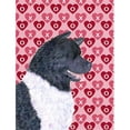 thumbnail image 1 of Carolines Treasures  Akita Hearts Love And Valentines Day Portrait Flag Canvas- House Size, 1 of 1