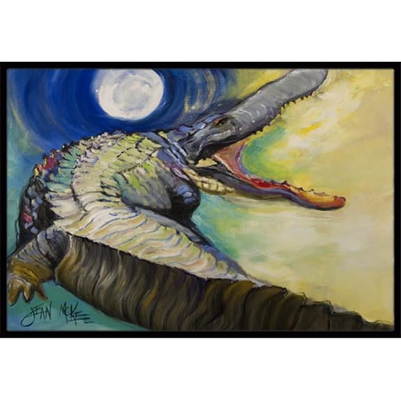 Carolines Treasures  Alligator Indoor & Outdoor Mat- 18 x 27 in.