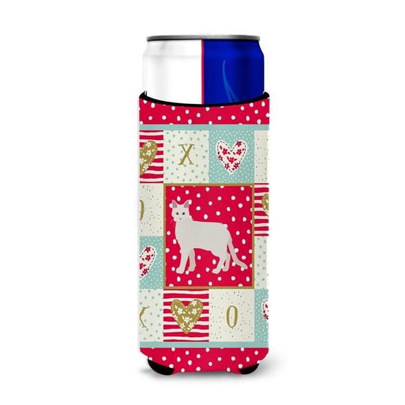 Carolines Treasures Aphrodite Giant 1 Cat Love Ultra Hugger for slim cans Slim Can multicolor