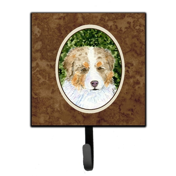 Carolines Treasures SS8732SH4 Australian Shepherd Leash Holder or Key Hook, Small, Multicolor