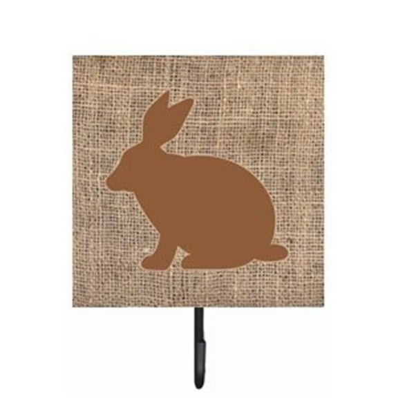 Carolines Treasures BB1002-BL-BN-SH4 Rabbit Burlap and Brown Leash Or Key Holder