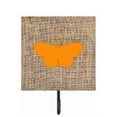 thumbnail image 1 of Carolines Treasures BB1049-BL-OR-SH4 Butterfly Burlap And Orange Leash Or Key Holder, 1 of 2