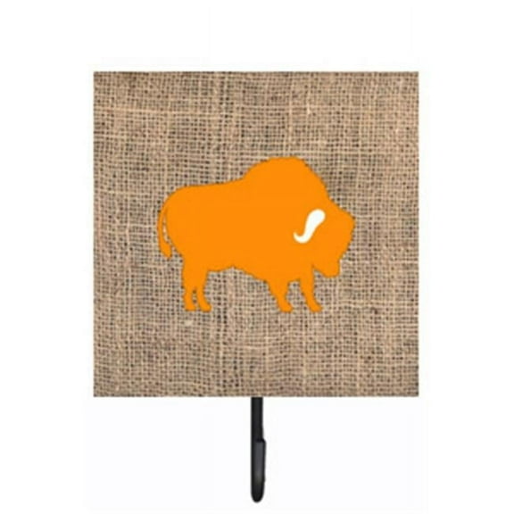 Carolines Treasures BB1127-BL-OR-SH4 Buffalo Burlap And Orange Leash Or Key Holder