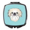 thumbnail image 1 of Carolines Treasures BB1159SCM Checkerboard Blue Pekingese Compact Mirror BB1159SCM  multicolor, 1 of 4