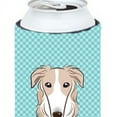 thumbnail image 1 of Carolines Treasures BB1166TBC Checkerboard Blue Borzoi Tall Boy Beverage Insulator Hugger , Tall Boy, multicolor, 1 of 1