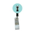 thumbnail image 1 of Carolines Treasures BB1183BR Checkerboard Blue Doberman Retractable Badge Reel, 1 of 2