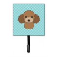 thumbnail image 1 of Carolines Treasures BB1194SH4 Checkerboard Blue Chocolate Brown Poodle Leash & Key Holder, 1 of 1