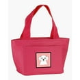 thumbnail image 1 of Carolines Treasures BB1208PK-8808 Checkerboard Pink Maltese Lunch Bag  multicolor, 1 of 1