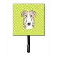 thumbnail image 1 of Carolines Treasures BB1290SH4 Checkerboard Lime Green Borzoi Leash Or Key Holder- 4.25 W x 7 H In., 1 of 2