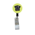 thumbnail image 1 of Carolines Treasures BB1325BR Checkerboard Lime Green Black Pug Retractable Badge Reel, 1 of 1