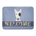 thumbnail image 1 of Carolines Treasures BB1395RUG Bull Terrier Welcome Machine Washable Memory Foam Mat, 1 of 4