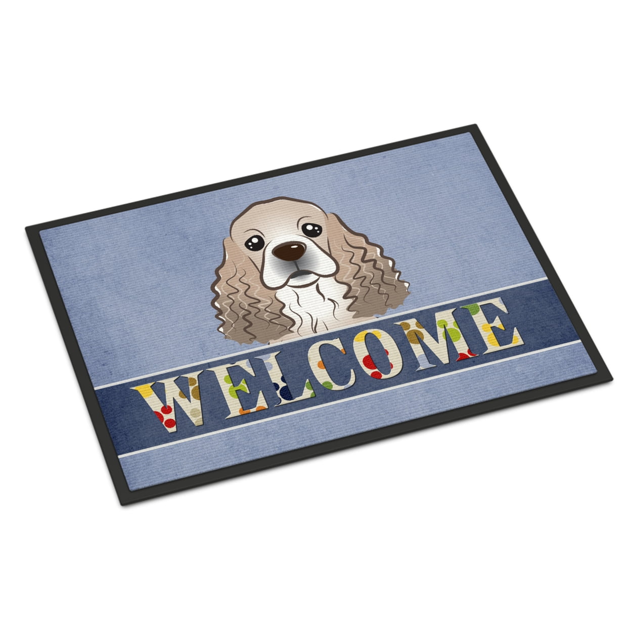 Carolines Treasures BB1402JMAT Cocker Spaniel Welcome Door Mat