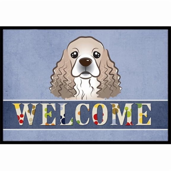 Red Cocker Spaniel Kitchen Scene Indoor or Outdoor Mat 24x36 CK7799JMAT ...