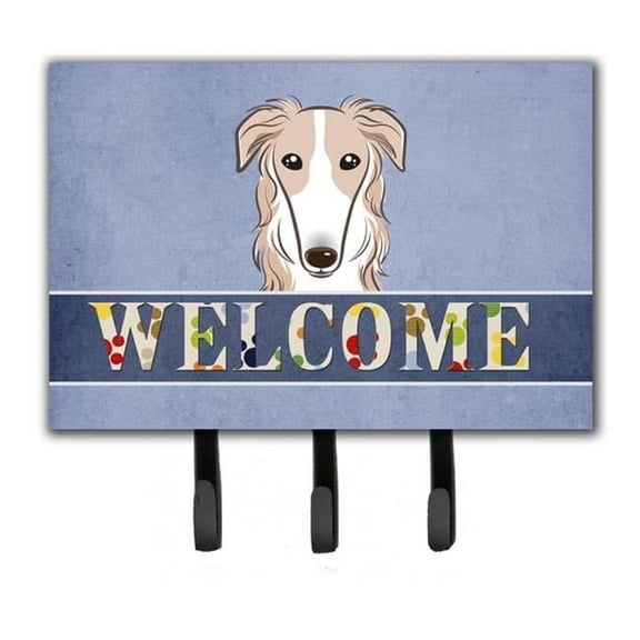 Carolines Treasures BB1414TH68 Borzoi Welcome Leash & Key Holder