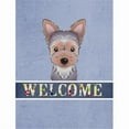thumbnail image 1 of Caroline's Treasures BB1418GF Yorkie Puppy Welcome Flag Garden Size , Small, multicolor, 1 of 3