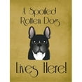 thumbnail image 1 of Caroline's Treasures BB1475GF French Bulldog Spoiled Dog Lives Here Flag Garden Size , Small, multicolor, 1 of 3