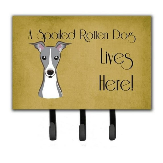Carolines Treasures BB1484TH68 Italian Greyhound Spoiled Dog Lives Here Leash & Key Holder