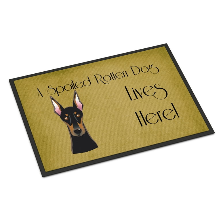 Doberman doormat on sale
