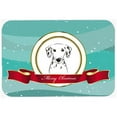 thumbnail image 1 of Caroline's Treasures Dalmatian Merry Christmas Kitchen/Bath Mat, 1 of 2
