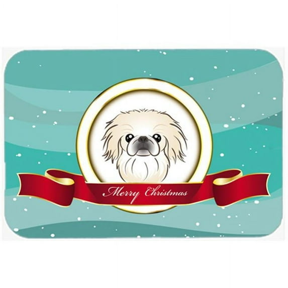 Carolines Treasures BB1531CMT Pekingese Merry Christmas Kitchen & Bath Mat, 20 x 30