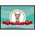 thumbnail image 1 of Carolines Treasures BB1542JMAT Yorkie Puppy Merry Christmas Indoor & Outdoor Mat- 24 x 36 in., 1 of 4