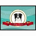 thumbnail image 1 of Carolines Treasures BB1551JMAT Border Collie Merry Christmas Indoor & Outdoor Mat- 24 x 36 in., 1 of 4