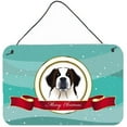 thumbnail image 1 of Carolines Treasures BB1556DS812 Saint Bernard Merry Christmas Wall and Door Hanging Prints, 1 of 1