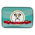 thumbnail image 1 of Carolines Treasures BB1571DDM Jack Russell Terrier Merry Christmas Dish Drying Mat 14 x 21" multicolor, 1 of 7