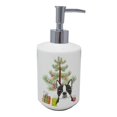 thumbnail image 1 of Carolines Treasures BB1575SOAP 7 x 3.5 in. Unisex Christmas Tree & Boston Terrier Ceramic Soap Dispenser, 1 of 1