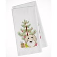 thumbnail image 1 of Carolines Treasures BB1584WTKT Christmas Tree and Longhair Creme Dachshund White Kitchen Towel Set of 2 Dish Towels 19 X, 1 of 3