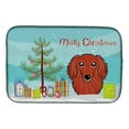 thumbnail image 1 of Christmas Tree and Longhair Red Dachshund Dish Drying Mat, 1 of 7