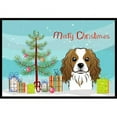 thumbnail image 1 of Caroline's Treasures BB1596MAT Christmas Tree and Cavalier Spaniel Door Mat, Indoor Rug or Outdoor Welcome Mat 18x27, 1 of 4