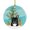 thumbnail image 1 of Carolines Treasures BB1599CO1 Christmas Tree and French Bulldog Ceramic Ornament 3 in multicolor, 1 of 3