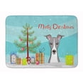 thumbnail image 1 of Carolines Treasures BB1608RUG Christmas Tree and Italian Greyhound Machine Washable Memory Foam Mat 19 X 27" multicolor, 1 of 2