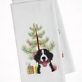 thumbnail image 1 of Carolines Treasures BB1609WTKT Christmas Tree and Bernese Mountain Dog White Kitchen Towel Set of 2 Dish Towels 19 X 25", 1 of 3