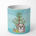 thumbnail image 1 of Carolines Treasures BB1622CDL 3.75 x 3.25 in. Unisex Christmas Tree & Gray Silver Shih Tzu 10 oz Decorative Soy Candle, 1 of 5