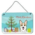 thumbnail image 1 of Carolines Treasures BB1625DS812 Christmas Tree & Sable Corgi Wall or Door Hanging Prints, 1 of 1