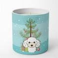 thumbnail image 1 of Carolines Treasures BB1629CDL 3.75 x 3.25 in. Unisex Christmas Tree & White Poodle 10 oz Decorative Soy Candle, 1 of 5